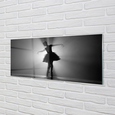 Obraz akrylowy Baletnica szare tło