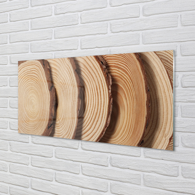 Obraz akrylowy Drewno słoje plastry