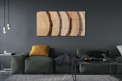 Obraz akrylowy Drewno słoje plastry