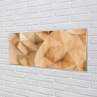 Obraz akrylowy Drewno bryły mozaika