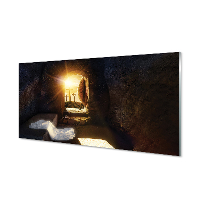 Obraz akrylowy Jaskinia krzyże słońce