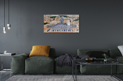 Obraz akrylowy Rzym Watykan plac panorama