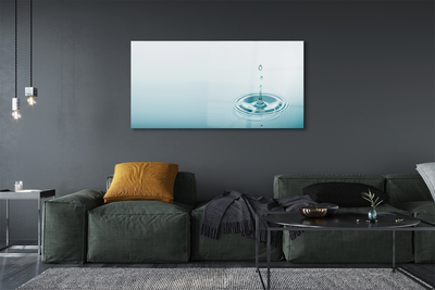Obraz akrylowy Kropla woda makro