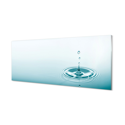 Obraz akrylowy Kropla woda makro