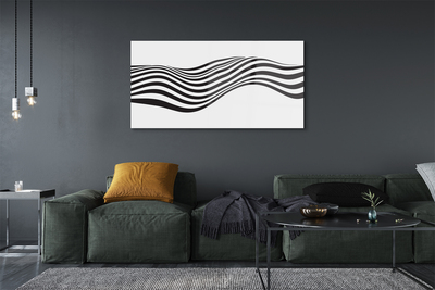 Obraz akrylowy Paski zebra fala