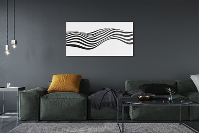 Obraz akrylowy Paski zebra fala