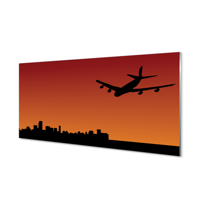 Obraz akrylowy Samolot niebo