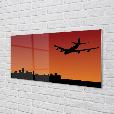 Obraz akrylowy Samolot niebo