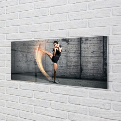 Obraz akrylowy Kobieta ćwicząca