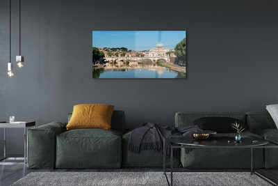 Obraz akrylowy Rzym Rzeka mosty