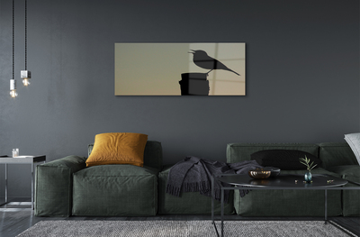 Obraz akrylowy Czarny ptak