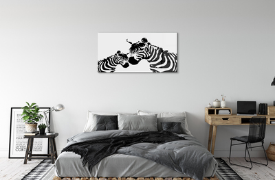 Obraz akrylowy Malowane zebry