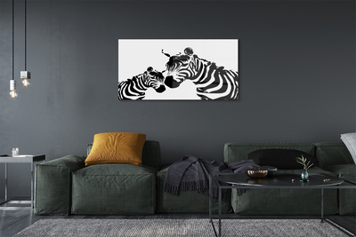 Obraz akrylowy Malowane zebry
