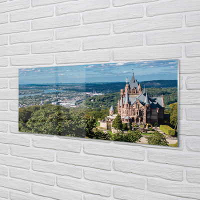 Obraz akrylowy Niemcy Panorama miasto zamek