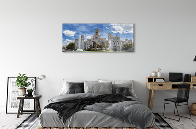 Obraz akrylowy Hiszpania Fontanna pałac Madryt