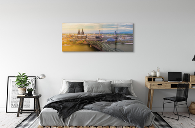 Obraz akrylowy Niemcy Rzeka panoramy mosty