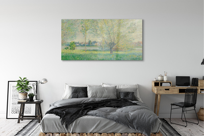 Obraz akrylowy Wierzby - Claude Monet
