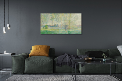 Obraz akrylowy Wierzby - Claude Monet
