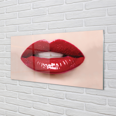 Obraz akrylowy Czerwone usta
