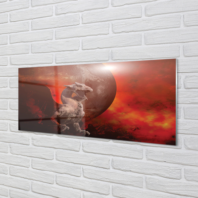 Obraz akrylowy Smok ogień