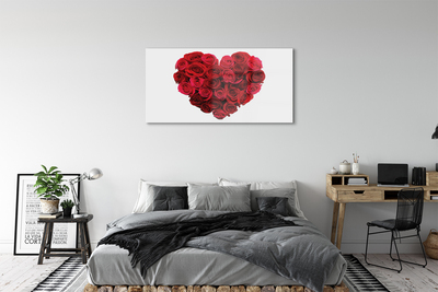 Obraz akrylowy Serce z róż