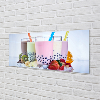 Obraz akrylowy Koktajle mleczne z owocami