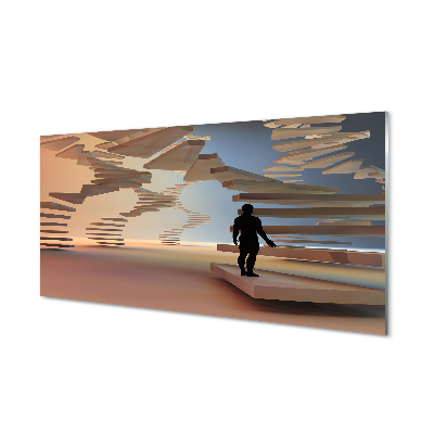 Obraz akrylowy Schody 3d