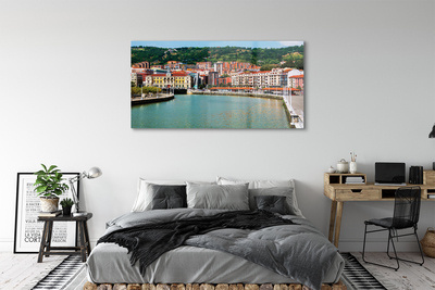 Obraz akrylowy Hiszpania Miasto góry rzeka
