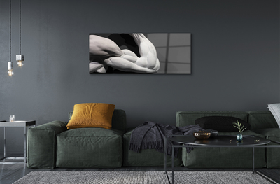 Obraz akrylowy Mięśnie czarno-białe