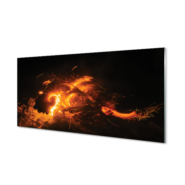 Obraz akrylowy Ogień smok