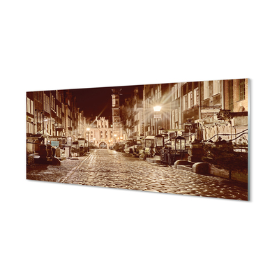Obraz akrylowy Gdańsk Noc stare miasto