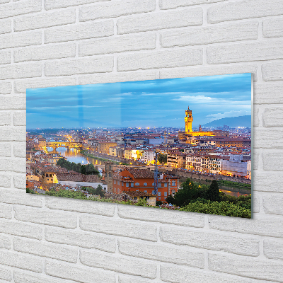 Obraz akrylowy Włochy Zachód słońca panorama