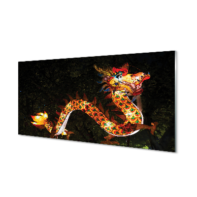 Obraz akrylowy Japoński smok świecący