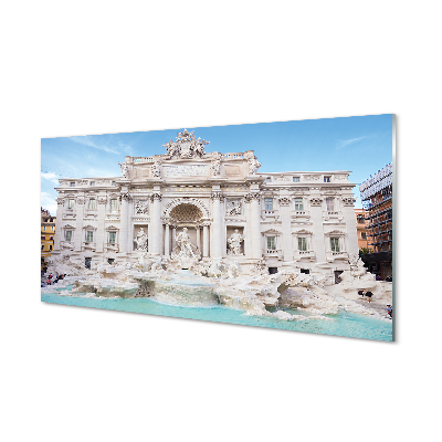 Obraz akrylowy Rzym Fontanna katedra