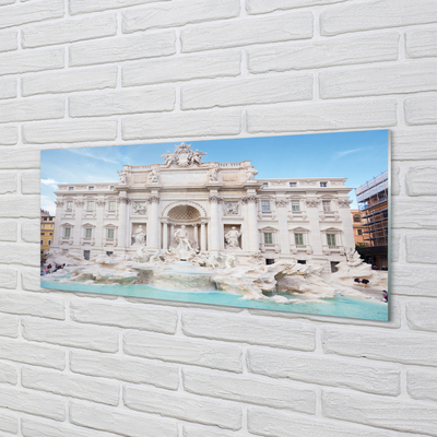 Obraz akrylowy Rzym Fontanna katedra