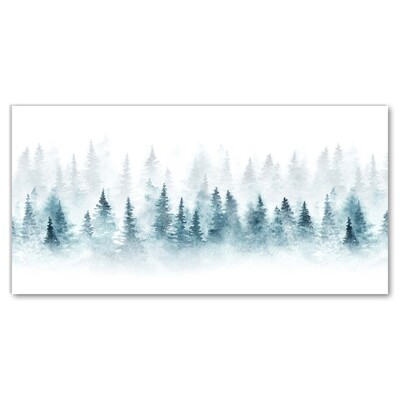 Obraz Akrylowy Las Choinki Święta Śnieg