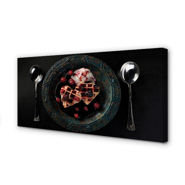 Obraz na płótnie Deser w Kształcie Serca