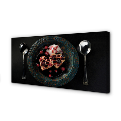Obraz na płótnie Deser w Kształcie Serca