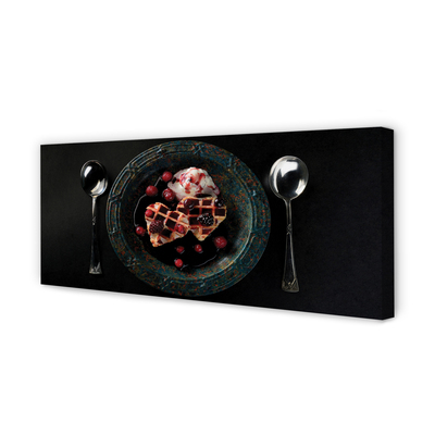 Obraz na płótnie Deser w Kształcie Serca