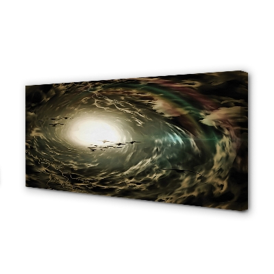 Obraz na płótnie Ptaki na Tle Chmur