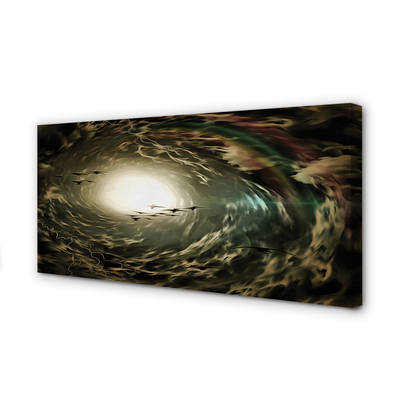 Obraz na płótnie Ptaki na Tle Chmur