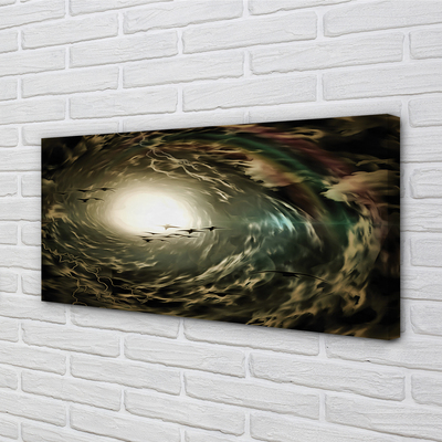 Obraz na płótnie Ptaki na Tle Chmur