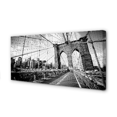 Zdjęcie na płótnie Most na Tle Wieżowców