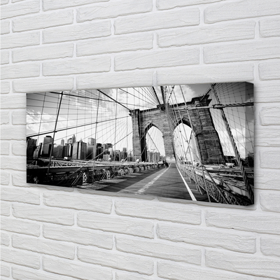 Zdjęcie na płótnie Most na Tle Wieżowców