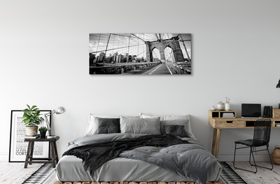 Zdjęcie na płótnie Most na Tle Wieżowców