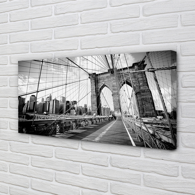 Zdjęcie na płótnie Most na Tle Wieżowców