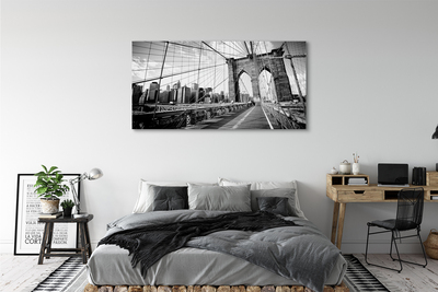 Zdjęcie na płótnie Most na Tle Wieżowców