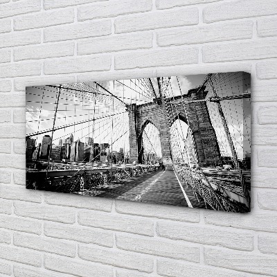 Zdjęcie na płótnie Most na Tle Wieżowców