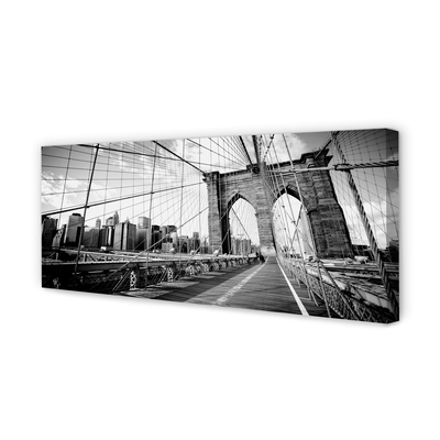 Zdjęcie na płótnie Most na Tle Wieżowców