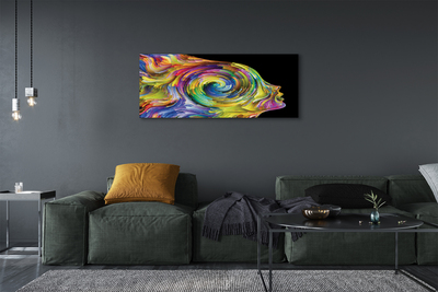 Obraz na płótnie Kolorowy Obraz Kobiety